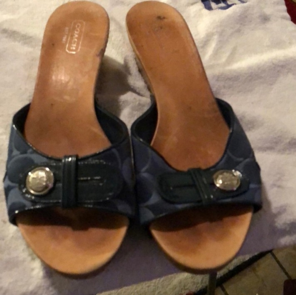 Womens Coach Clogs 7.5